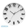 Reloj de Pared Hora Blanco Fabrilamp / Abrila 191010001