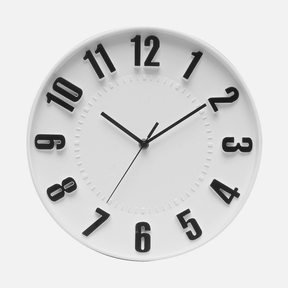 Elegante reloj blanco ideal para salón