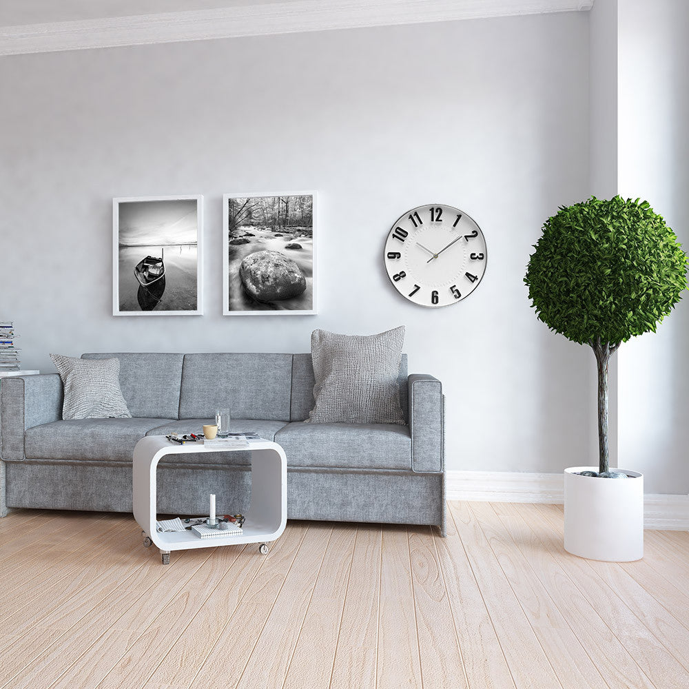 Reloj de pared con tecnología de cuarzo para mayor precisión