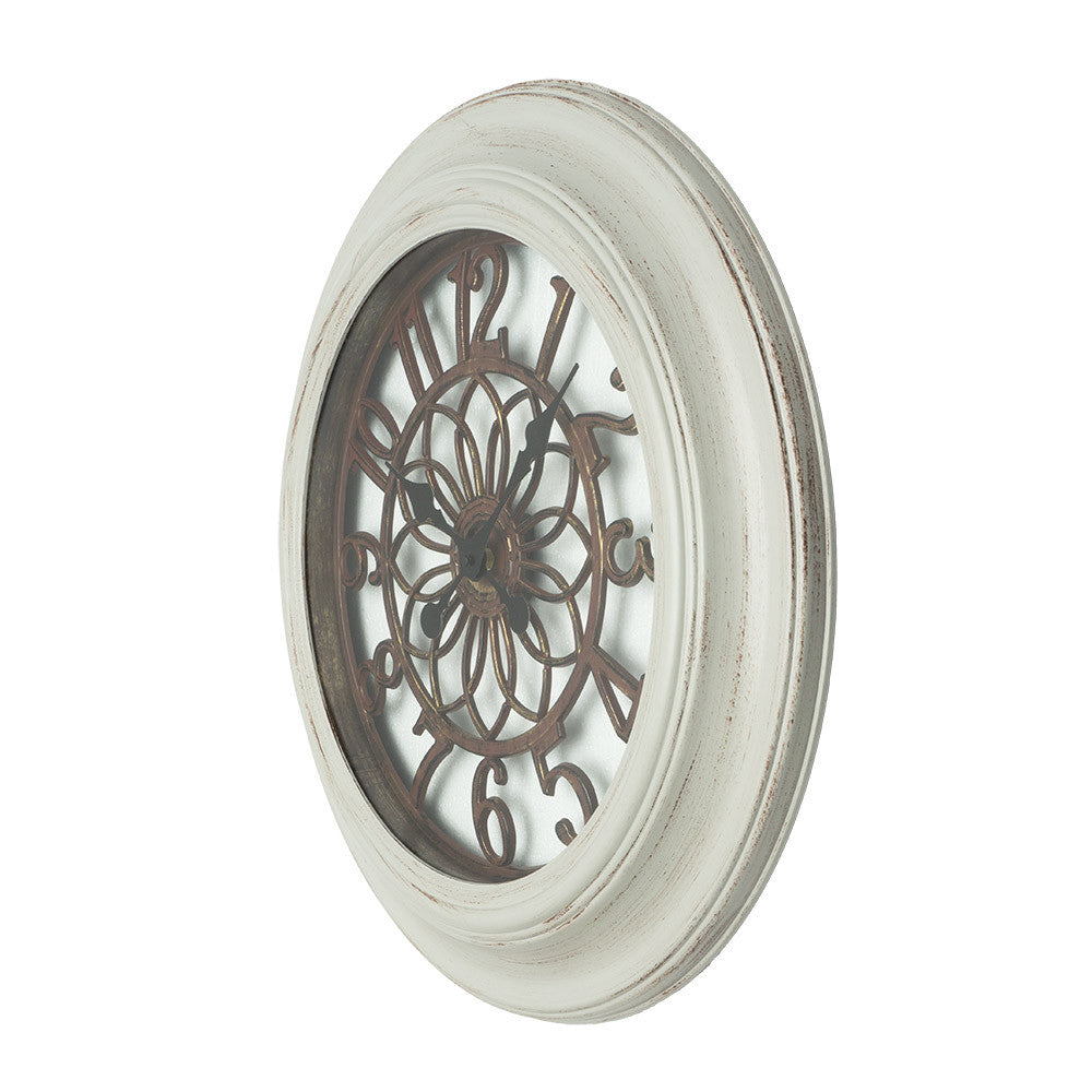 Reloj Kumico fabricado en cristal color blanco