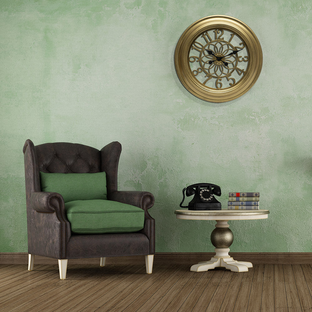 Reloj de pared con tecnología de cuarzo para una medición precisa