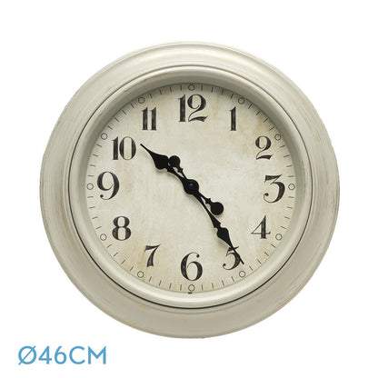 Reloj de Pared Retro Lamba Blanco Fabrilamp / Abrila 192410001
