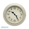 Reloj de Pared Retro Lamba Blanco Fabrilamp / Abrila 192410001