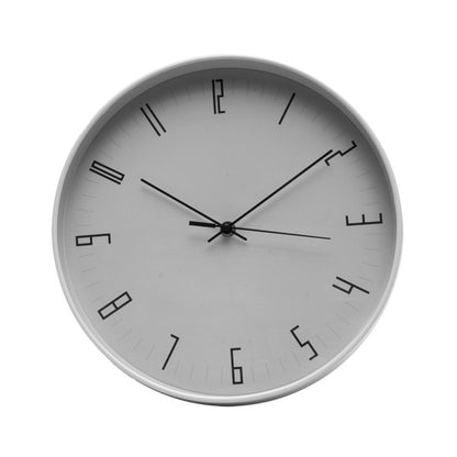 Reloj de Pared Lemur 30 cm Movimiento Continuo Gris Fabrilamp - vista principal | Fabrilamp / Abrila