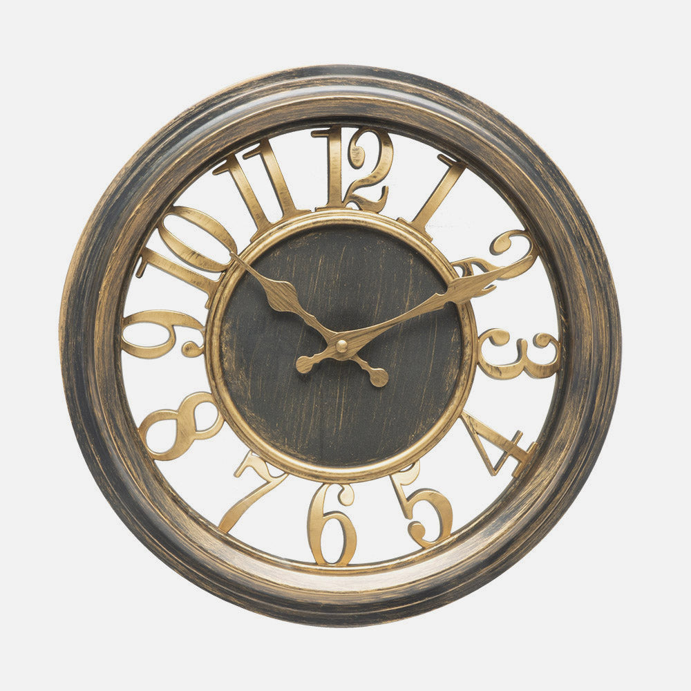 Elegante reloj de pared estilo vintage ideal para salón o comedor