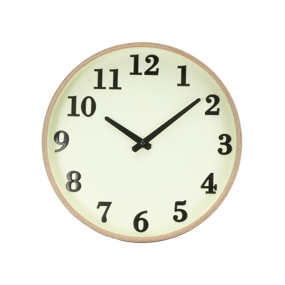 Reloj de pared Lisbon Fabrilamp / Abrila madera vainilla 235013085