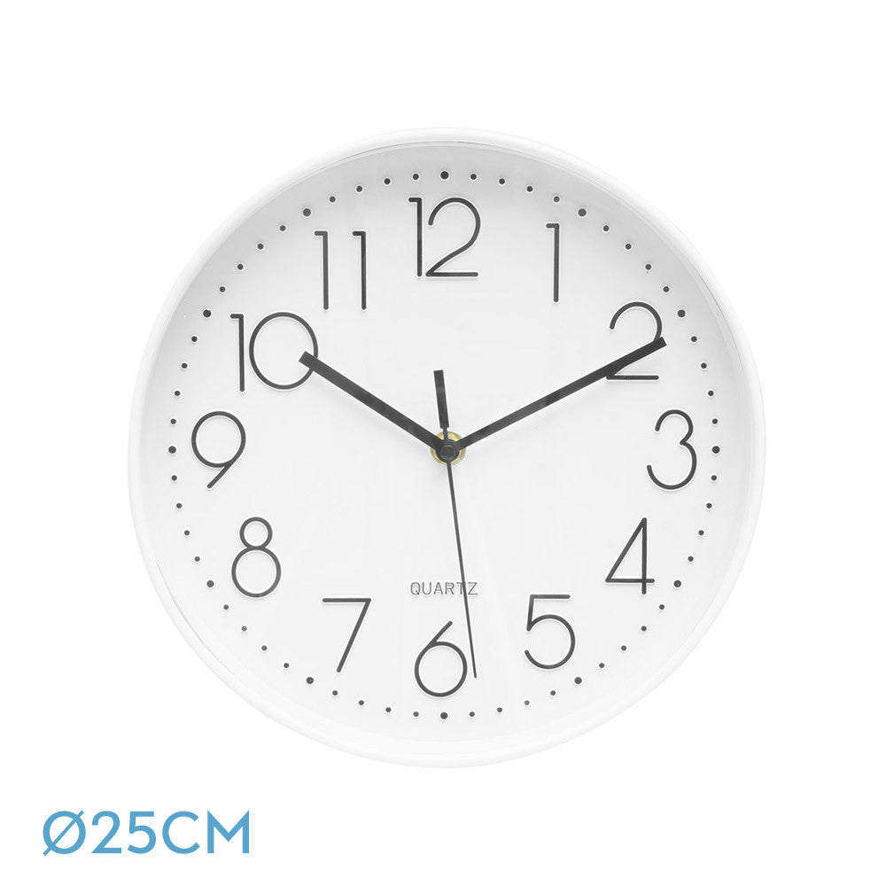 Reloj de Pared Minuto Blanco Fabrilamp / Abrila 192110001
