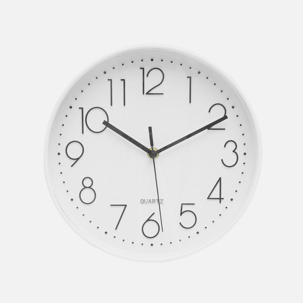 Elegante reloj de pared blanco ideal para salón