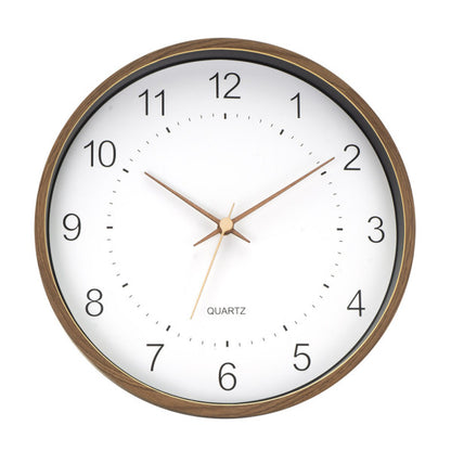 Reloj de Pared Monquey 35 cm Madera Oscura y Blanco Fabrilamp - vista principal | Fabrilamp / Abrila
