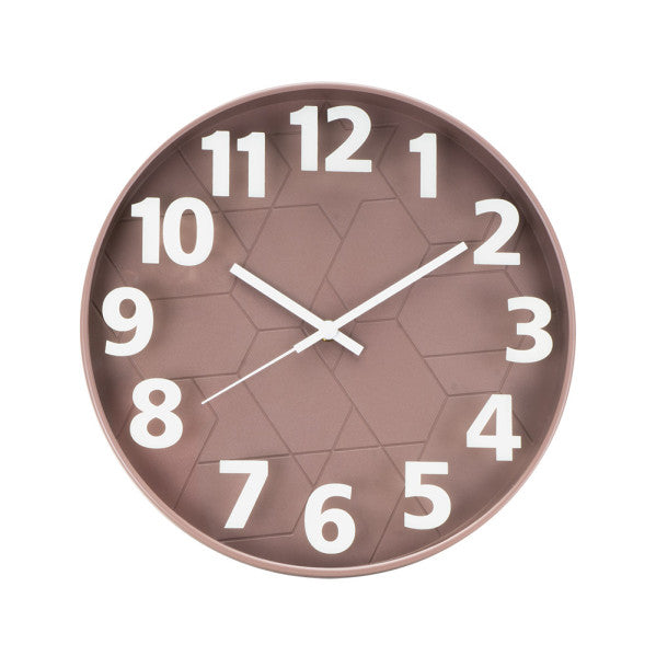 Reloj de Pared Mouse 30 cm Marrón Movimiento Continuo Fabrilamp - vista principal | Fabrilamp / Abrila