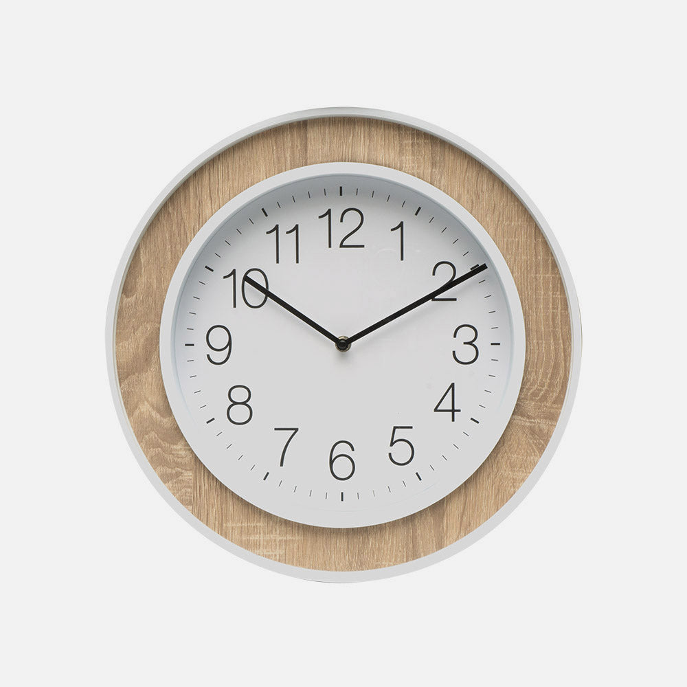 Reloj de pared con movimiento continuo para un hogar tranquilo