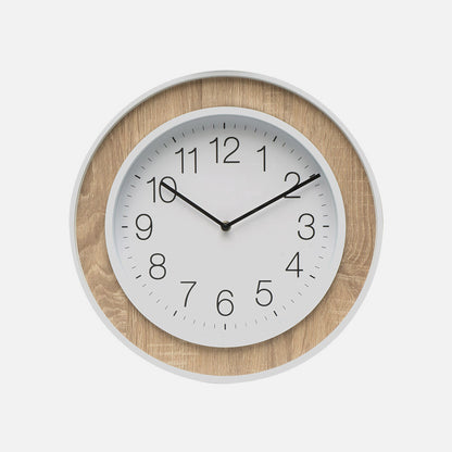 Reloj de pared con movimiento continuo para un hogar tranquilo