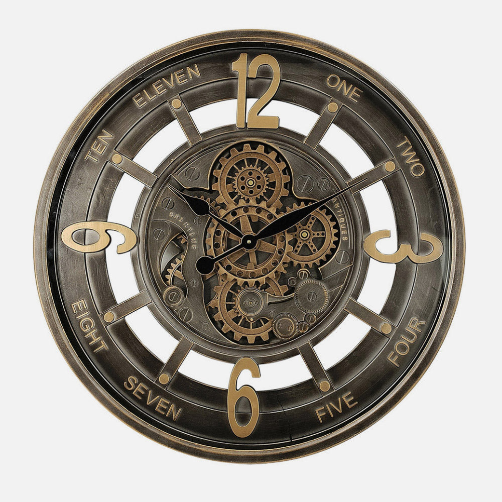 Reloj de pared con tecnología de cuarzo para un movimiento silencioso
