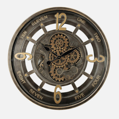 Reloj de pared con tecnología de cuarzo para un movimiento silencioso