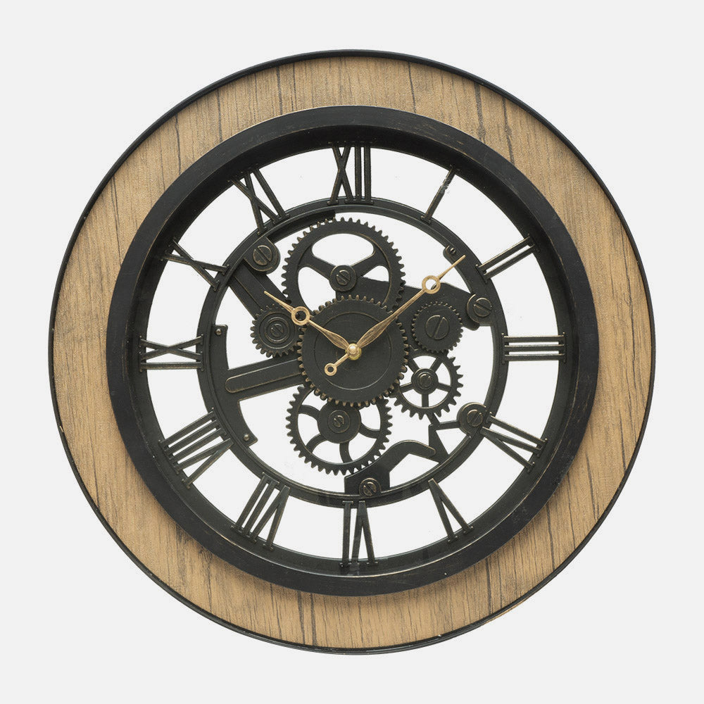 Reloj de pared con movimiento continuo silencioso de cuarzo