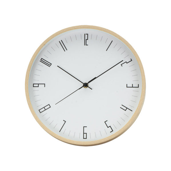 Reloj de Pared Fabrilamp / Abrila SPIDER Madera/Blanco 30cm - LUZGURÚ