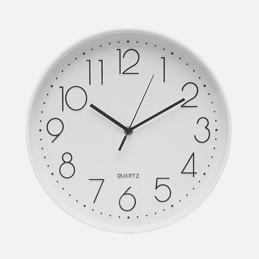 Elegante reloj de pared blanco ideal para salón