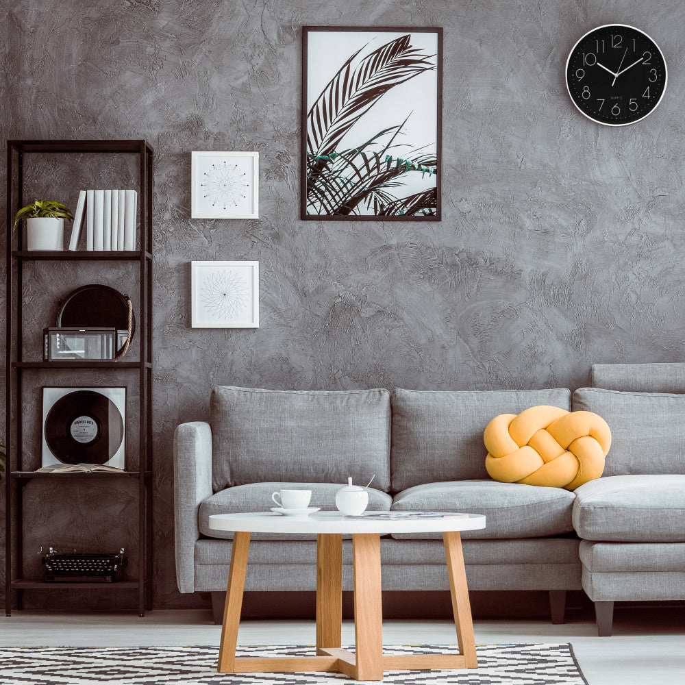 Reloj de pared con movimiento continuo silencioso