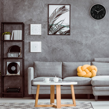 Reloj de pared con movimiento continuo silencioso