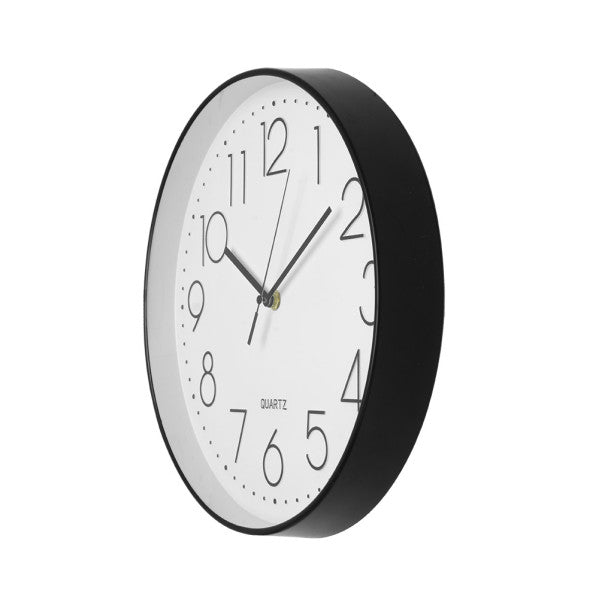 Reloj de pared Tiempo Negro 30cm de Fabrilamp - Detalle del mecanismo
