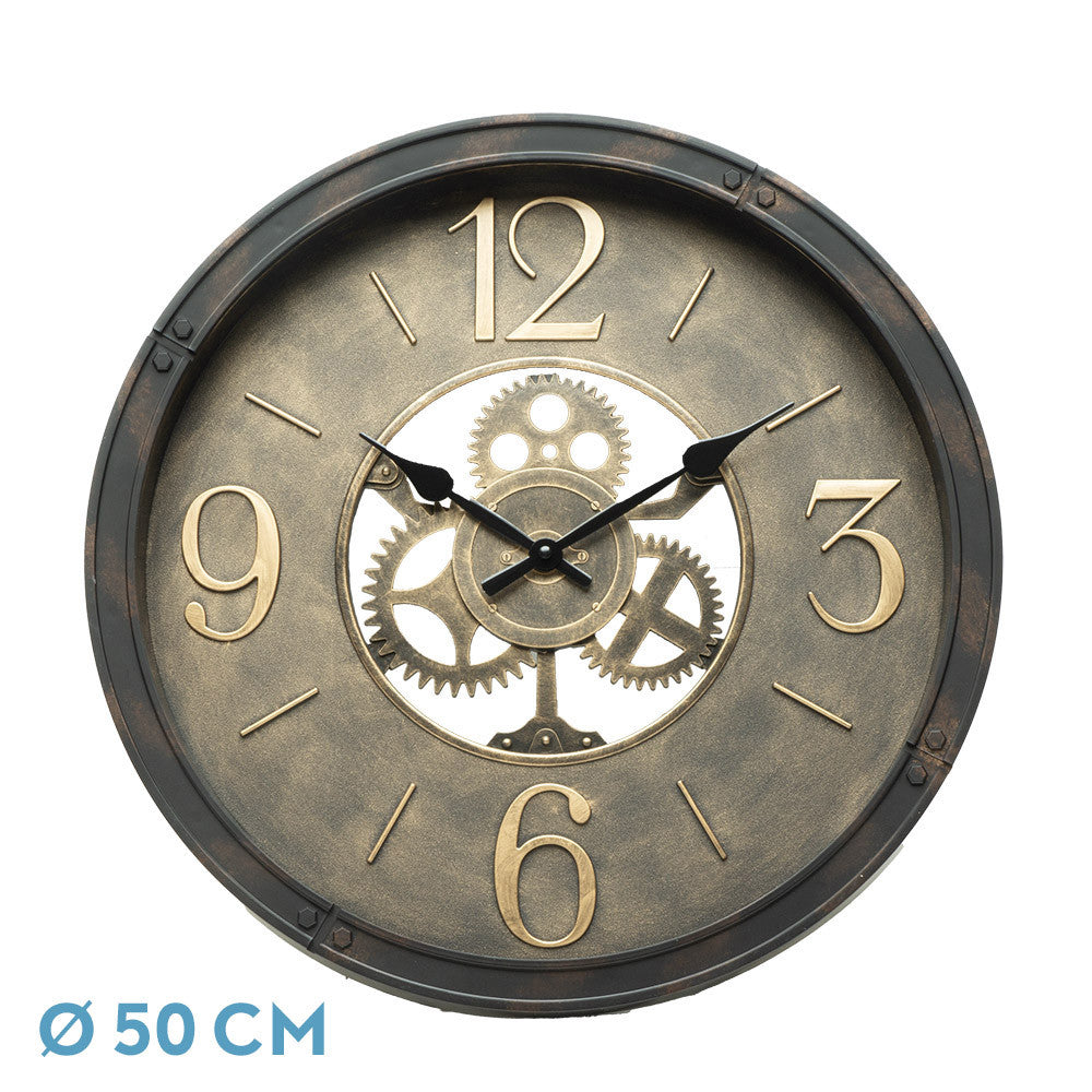 Reloj Pared Cuero Torrox Fabrilamp / Abrila 220715009