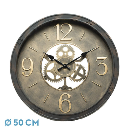 Reloj Pared Cuero Torrox Fabrilamp / Abrila 220715009