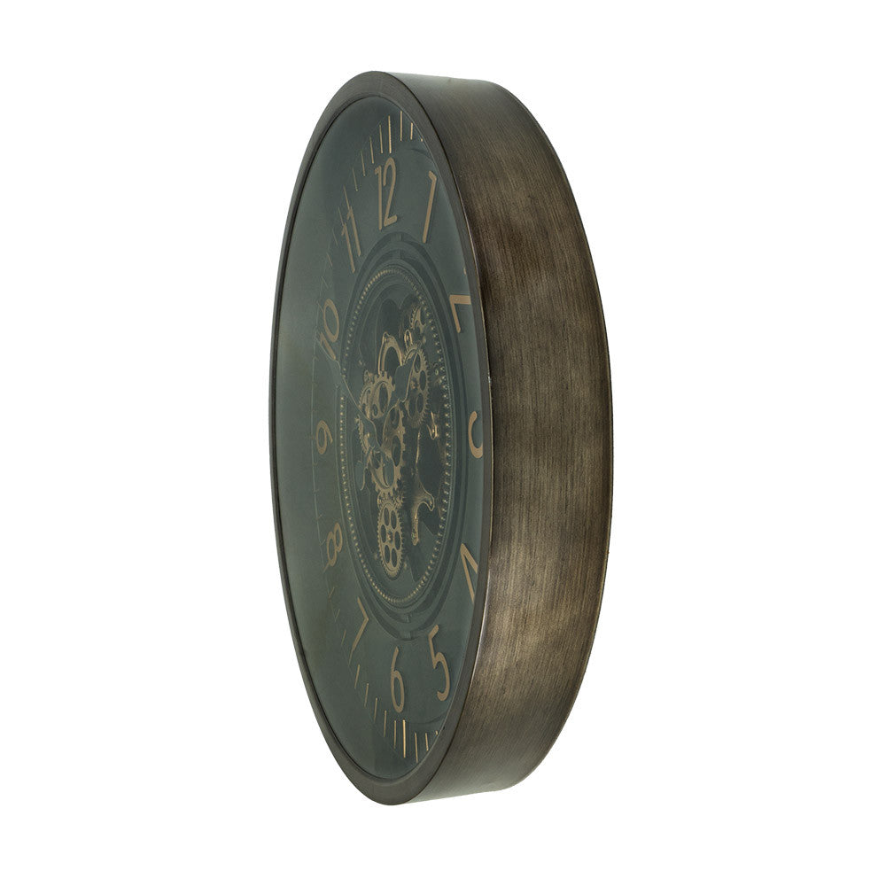 Reloj Trento fabricado en Metal color Oro y detalles en Cuero