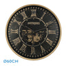 Reloj de pared Trieste Fabrilamp / Abrila con engranajes, ref. 215310016