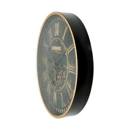 Reloj Trieste fabricado en metal color negro y oro
