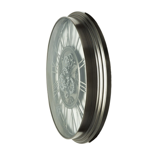 Reloj Turin fabricado en metal color níquel con detalles en cristal