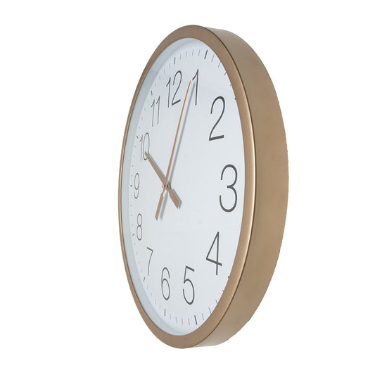 Reloj Turon fabricado en Policarbonato color Blanco y Cobre
