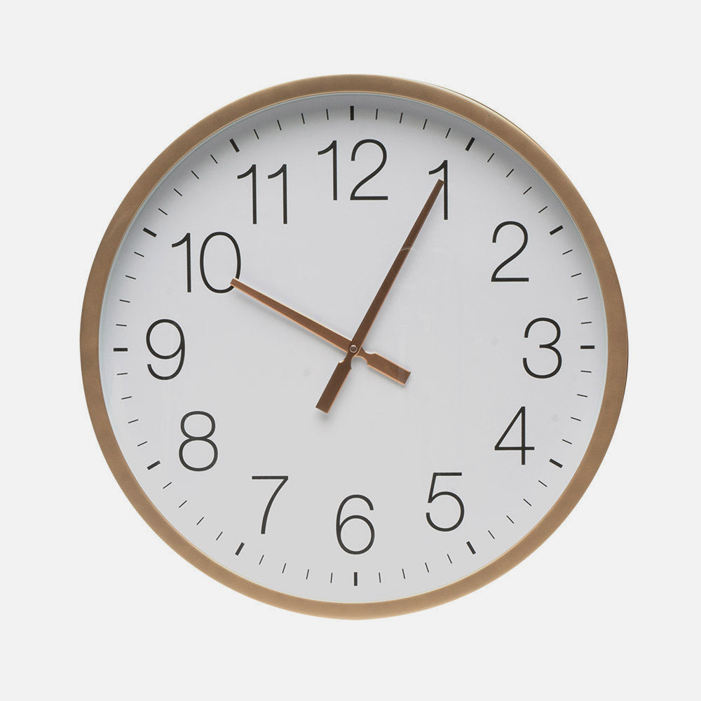 Reloj de pared con tecnología de cuarzo y movimiento continuo