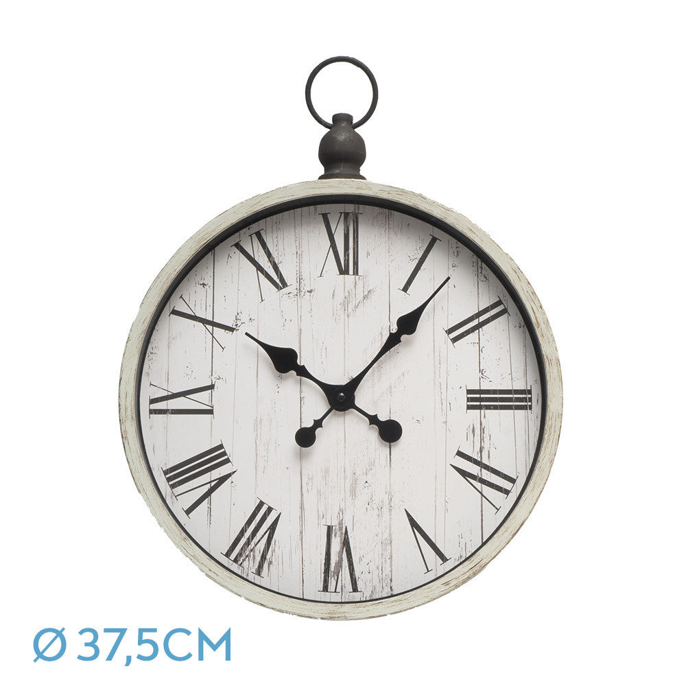 Reloj Pared Velvet Beis Retro Fabrilamp / Abrila 192310015