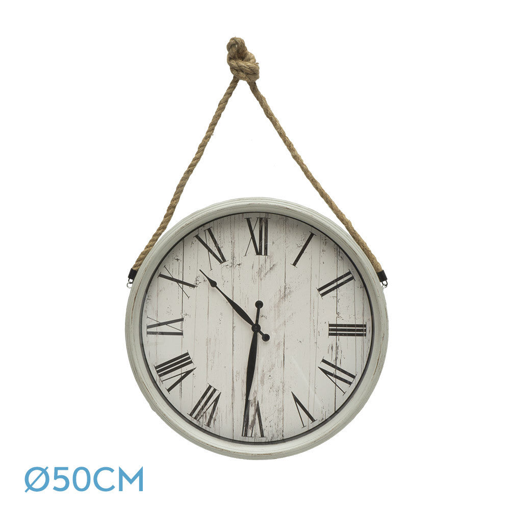 Reloj de Pared Zaman Blanco Fabrilamp / Abrila 192510001