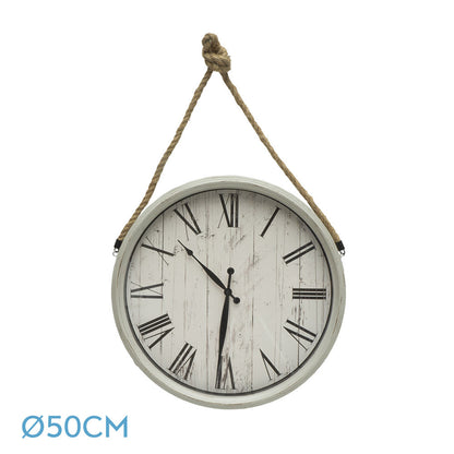 Reloj de Pared Zaman Blanco Fabrilamp / Abrila 192510001