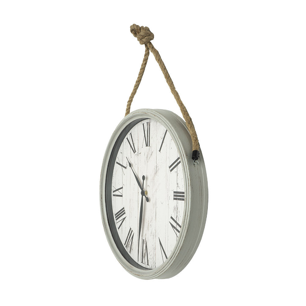 Reloj Zaman fabricado en cristal color blanco