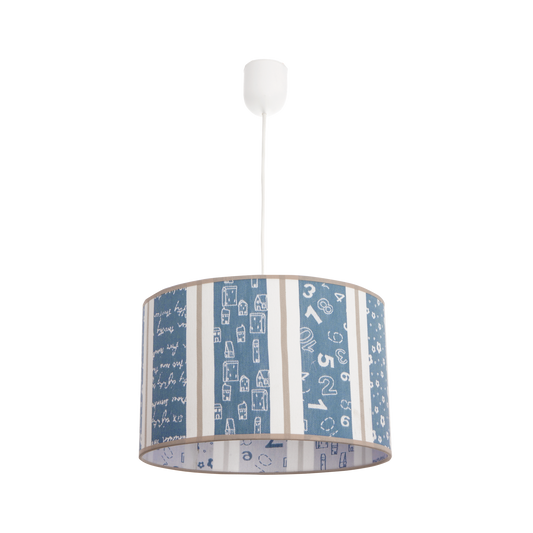 Colgante Infantil Retal Celeste – vista principal · Ref. 076293048