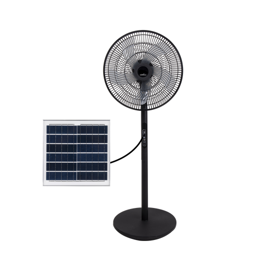 Ventilador Solares Rialto Negro – vista principal · Ref. 213741009