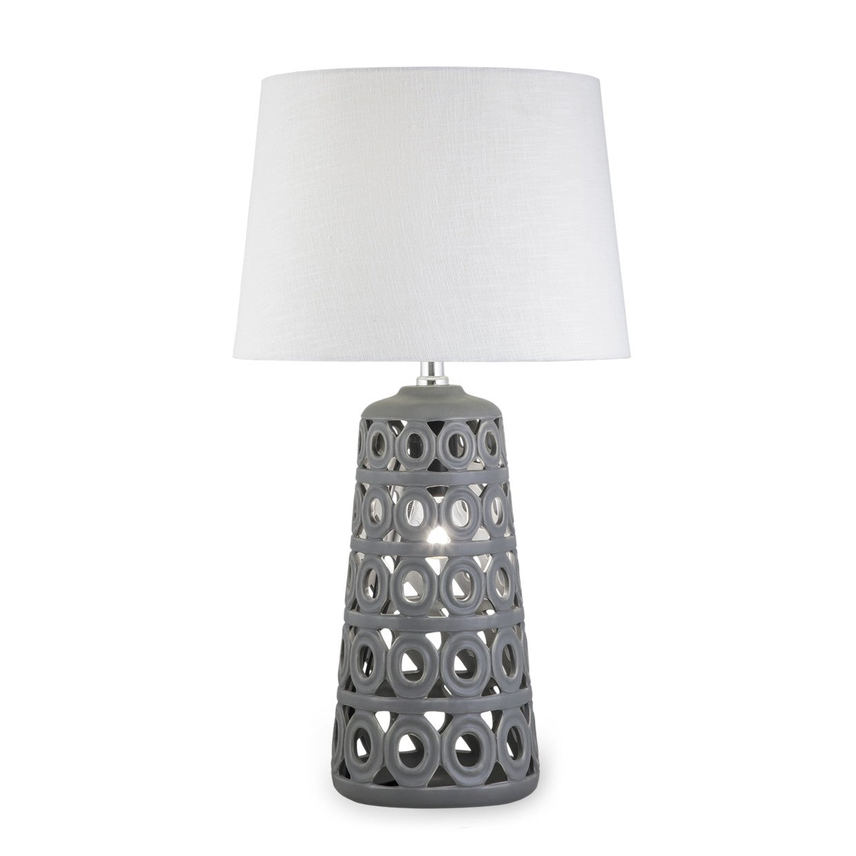 Rinconera Monaco Gris AJP/Alemar Ref. 60068 - Medidas:  (Insertar medidas aquí, ej: 25x25x15cm) - 2x60W E-27 - LuzGuru
