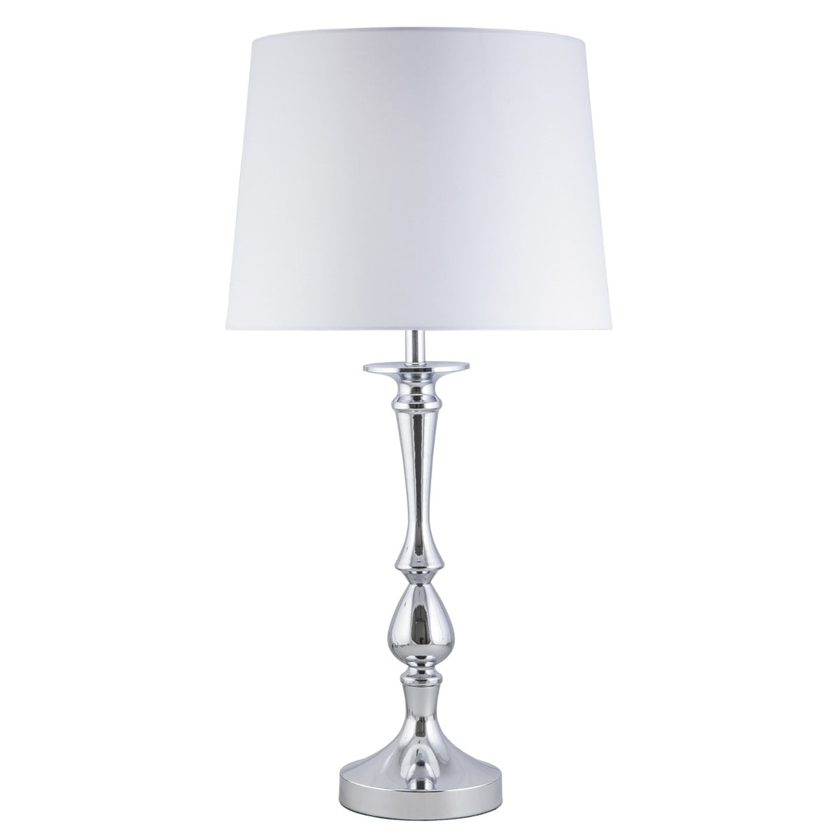 Lámpara Rinconera de Sobremesa Tudor 70 cm Cromo AJP - vista principal | AJP / Alemar