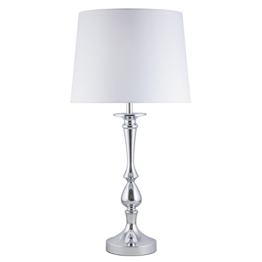 Lámpara Rinconera de Sobremesa Tudor 70 cm Cromo AJP - vista principal | AJP / Alemar