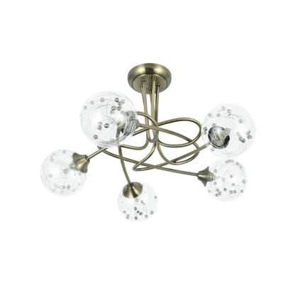 Lámpara de Techo Rio de Janeiro 5 Luces G9 Fabrilamp - vista principal | Fabrilamp / Abrila · Ref. 154155014