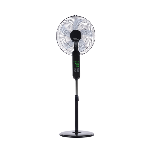 Ventilador de Pie Rodium Negro – vista principal · Ref. 207641009