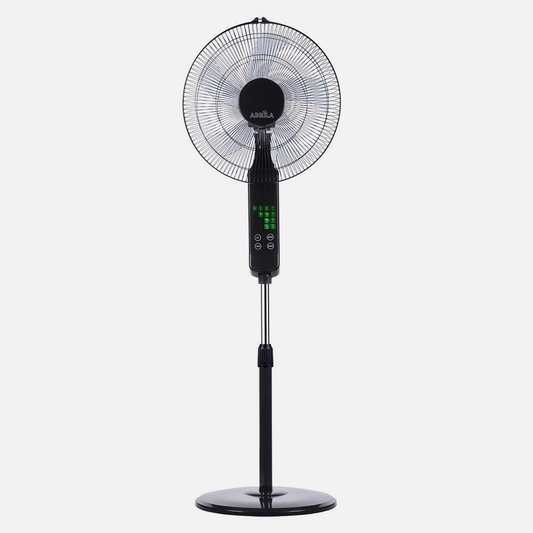 Ventilador de Pie Rodium Negro – vista 2 · Ref. 207641009