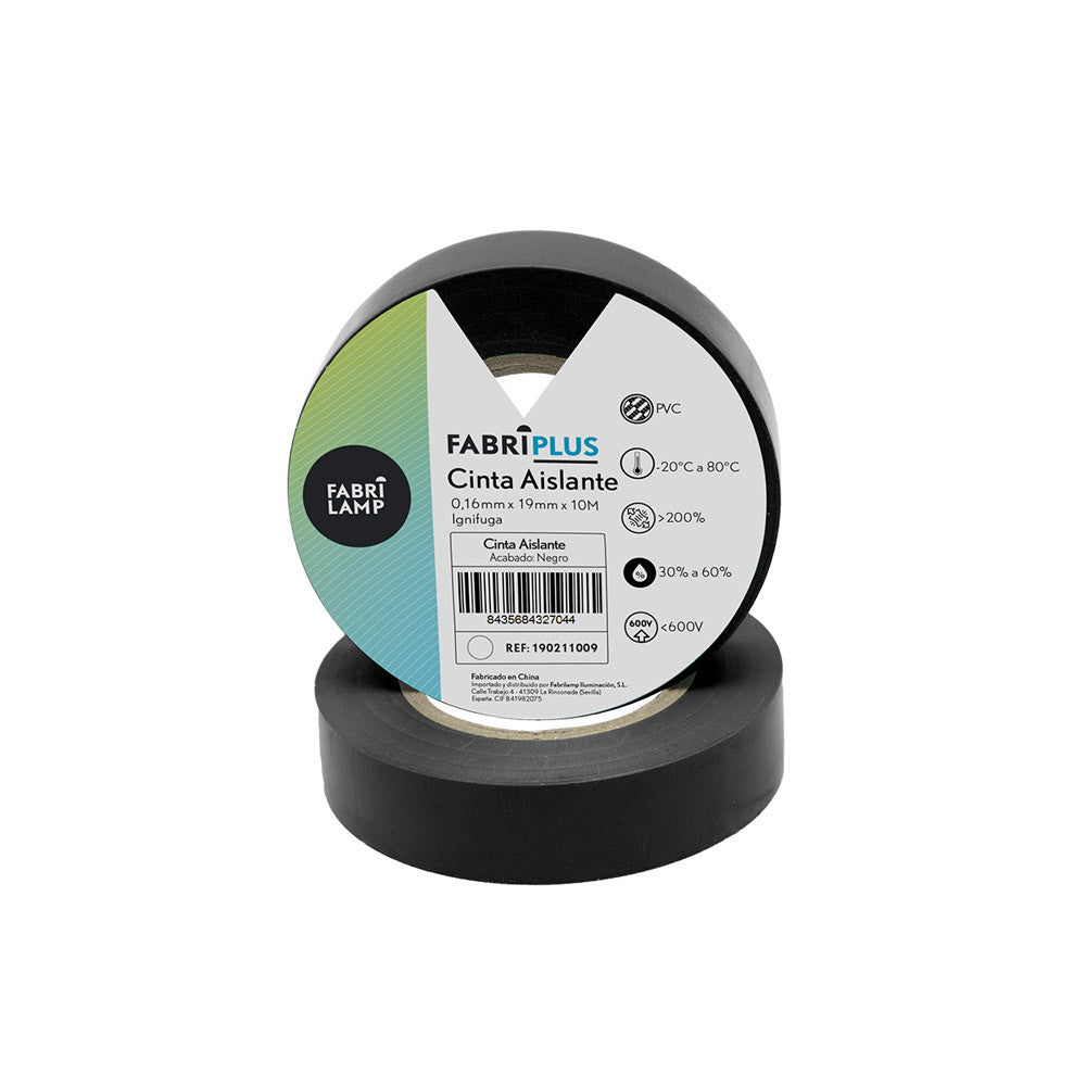 Cinta Aislante Pvc Negra Fabrilamp / Abrila 190211009