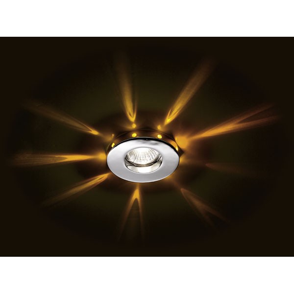 Empotrable LED Romo Amarillo CristalRecord 01-800-01-130 para iluminación ambiental.