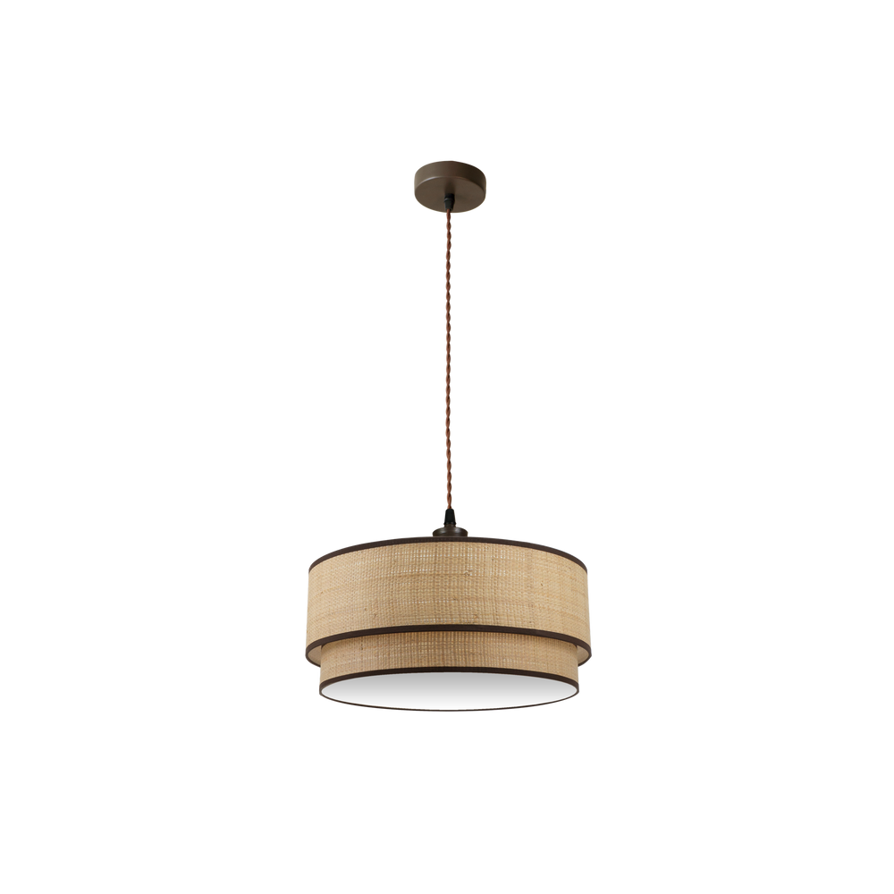 Lámpara Colgante Roque 50 cm 2xE27 Fabrilamp