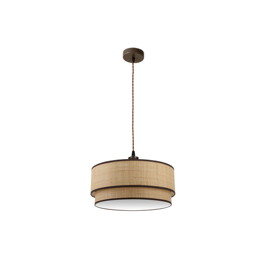 Lámpara Colgante Roque 50 cm 2xE27 Fabrilamp - vista principal | Fabrilamp / Abrila · Ref. 172895002