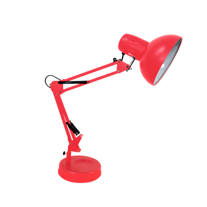 Flexo de Bombilla Rutilo Rojo – vista principal · Ref. 140371007