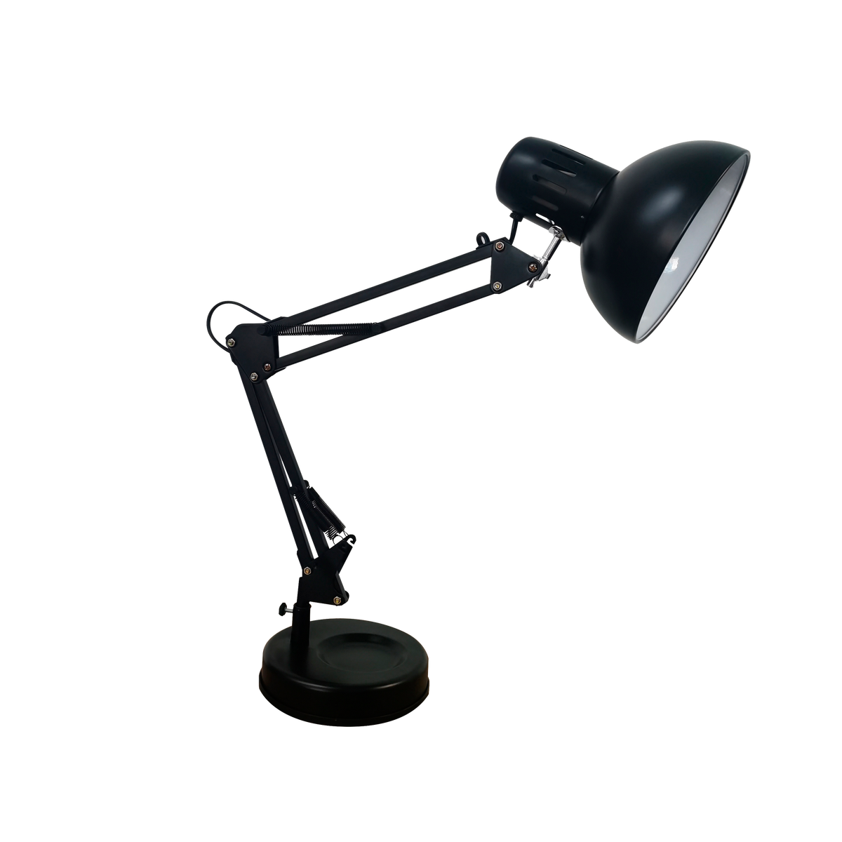 Flexo de Bombilla Rutilo Negro Mate – vista principal · Ref. 140371009